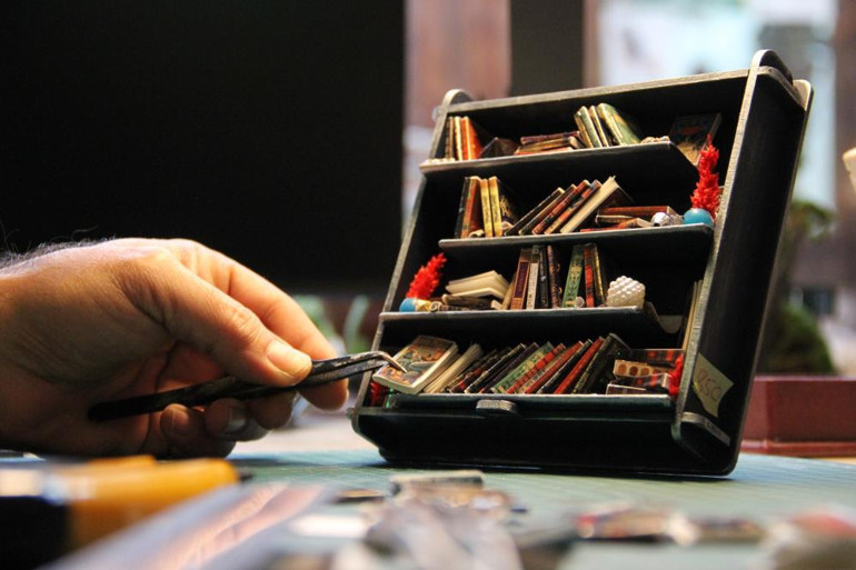 Diorama atölyesinden bir çalışma