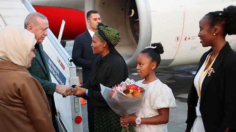 Cumhurbaşkanı Erdoğan Güney Afrikada