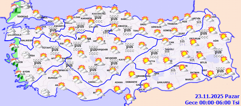 SON DAKİKA SAĞANAK YAĞIŞ UYARISI | Bugün (23 Kasım) hava nasıl olacak, İstanbulda yağmur var mı Meteoroloji il il hava durumu tahminleri