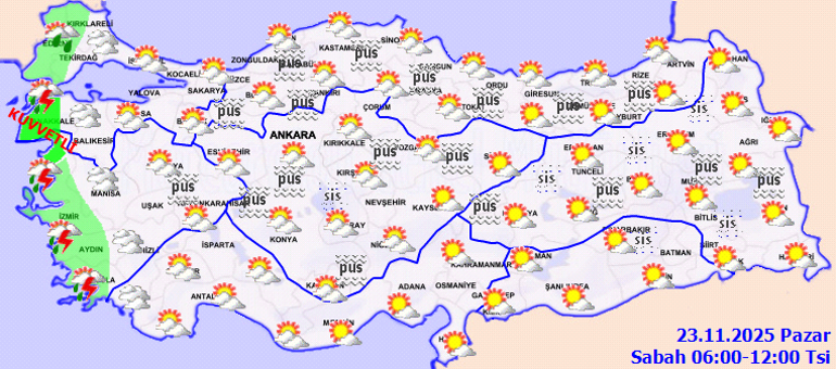 SON DAKİKA SAĞANAK YAĞIŞ UYARISI | Bugün (23 Kasım) hava nasıl olacak, İstanbulda yağmur var mı Meteoroloji il il hava durumu tahminleri