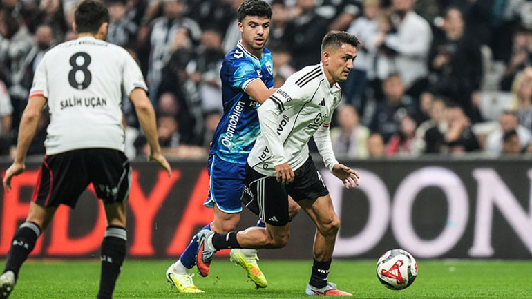 Beşiktaş - Samsunspor maçından bir görüntü