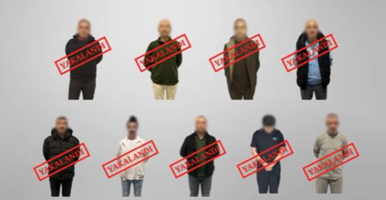  9 şüpheli Türkiyeye getirildi