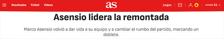 İspanyada gündem Marco Asensio: Durdurulamaz Fenerbahçeyi hayata döndürdü
