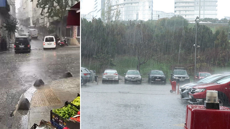 Son dakika: Meteorolojiden kuvvetli yağış uyarısı İstanbulda dolu sürprizi