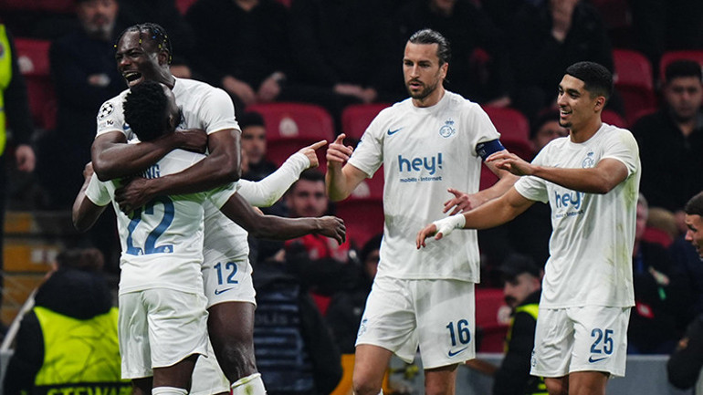 Galatasaray - Union SG maçından bir kare