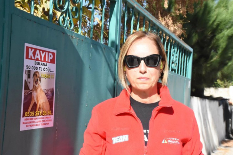 Arkadaşının evinde çıkan yangında köpeği kayboldu: Bulana ödül verecek