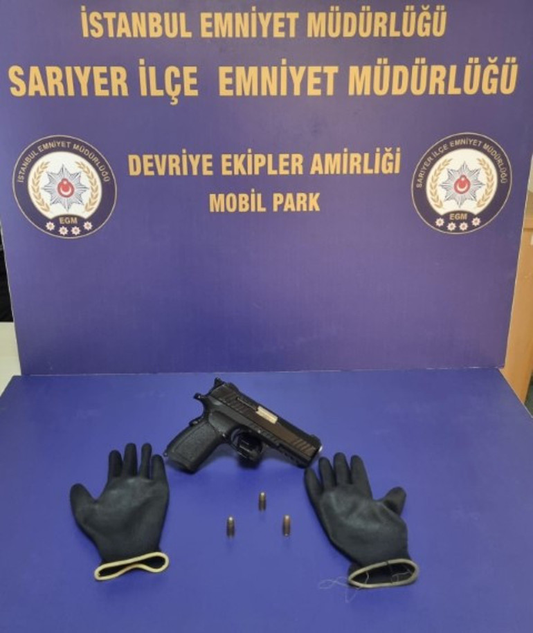 Kimliği dehşete düşürdü Haraç kurşunu sıkan motosikletli kaçmaya çalışırken yakalandı