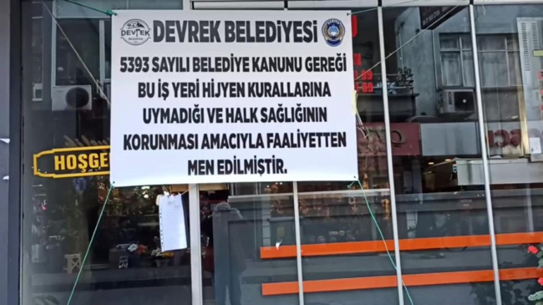 Zabıta tokat gibi sözlerle mühürlemişti Türkiyenin konuştuğu pideciye bu yazı asıldı