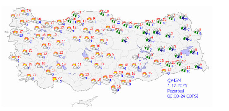 Meteoroloji uyarısı: rüzgâr ve yağış