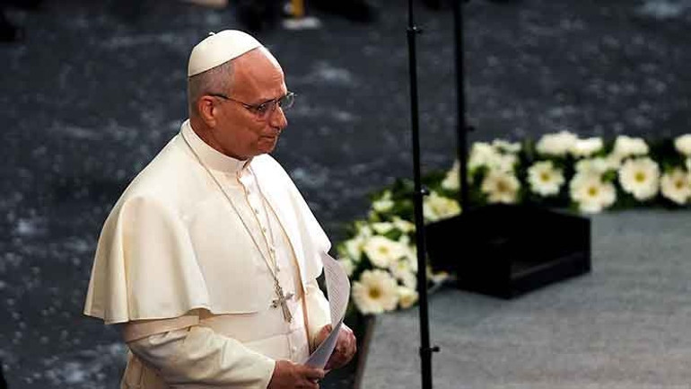 Papa, dünyanın en büyük üçüncü kütüphanesinde konuştu... Cihannüma Salonu’ndaki tarihi buluşma geniş yankı uyandırdı