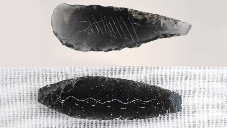 Canhasan’da 8 bin 500 yıllık obsidyen ayna bulundu... 10 bin yıllık sokak ortaya çıkarıldı