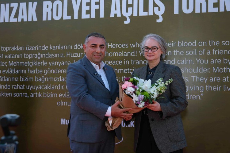 110 yıl sonra gelen vefa... Pozantı’da Anzak Rölyefi açıldı