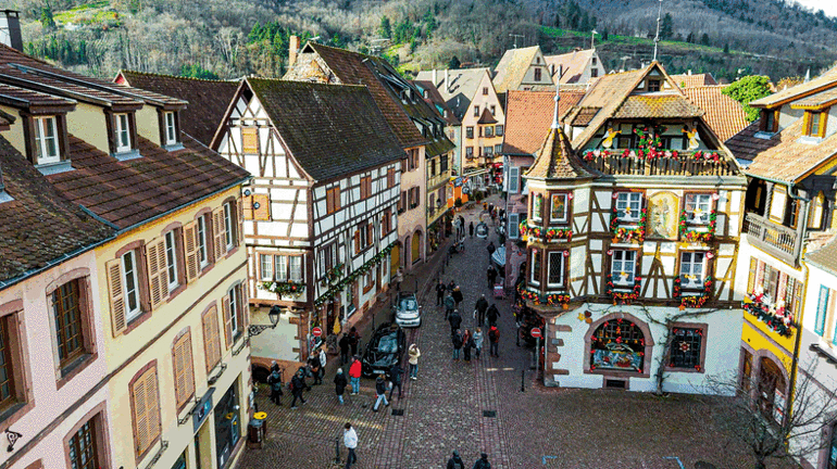 Sokakları tarçın kokan Fransız köyleri: Colmar, Riquewihr, Kaysersberg