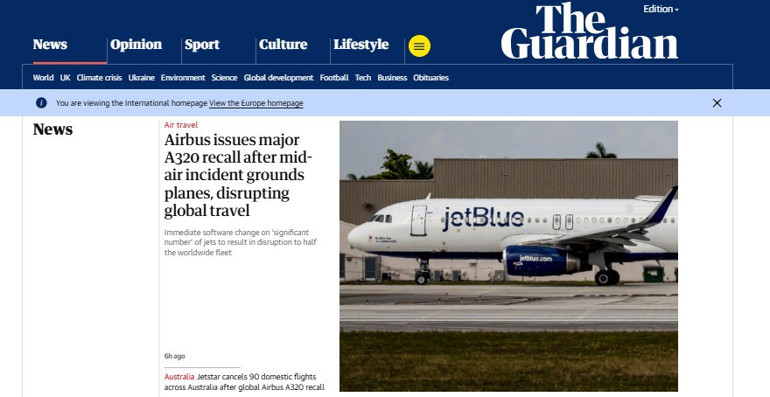 Airbustan 55 yılın en büyük geri çağırması: A320ler yere iniyor 6 bin uçak etkilenecek... THY, Ajet ve Pegasustan peş peşe açıklama