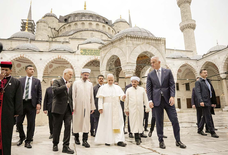Papa 14. Leo Sultanahmet Camisi ziyareti