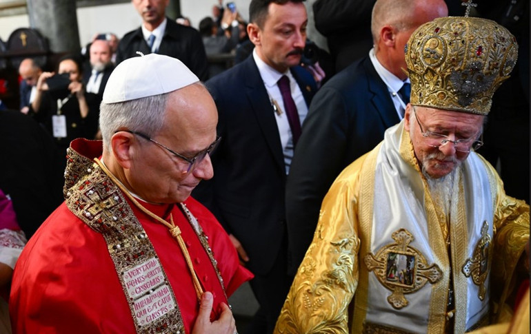 Papa Fener Rum Patrikhanesi'nde anma ayininde