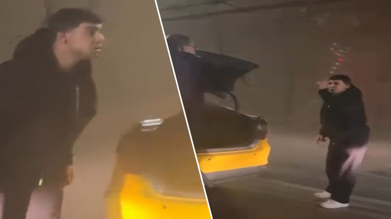 Tartışmaya girdiği taksicisi, motosiklet sürücüsünü sopayla yaraladı