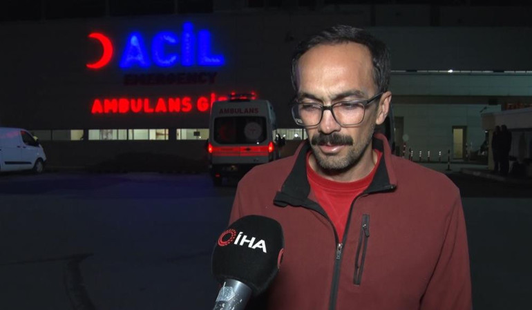 Etimesgut'ta pitbull saldırısı sonrası olay yeri