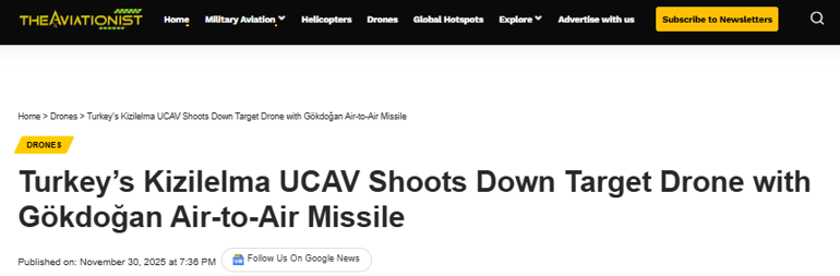 Yabancı basında KIZILELMA övgüsü Türkiye tarih yazarken dünya şaşkınlıkla izledi