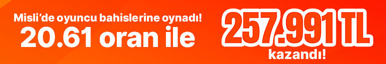 Misli’de oyuncu bahislerine oynadı 20.61 oran ile 257.991 TL kazandı…