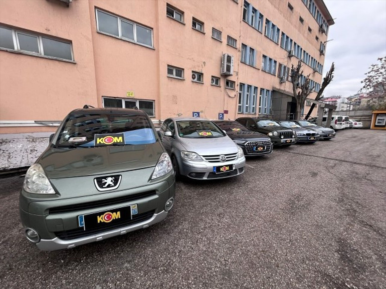 Operasyon kapsamında ele geçirilen araçlar