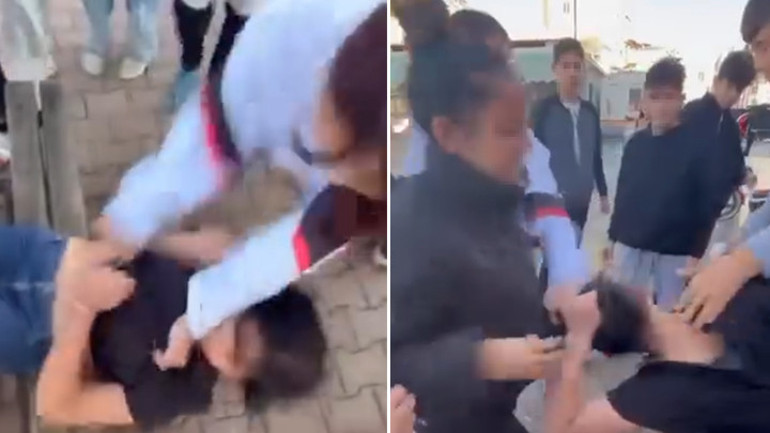 Antalyada akran zorbalığı Görüntüler dehşete düşürdü: Kafasını yere çarp, vurun acımayın