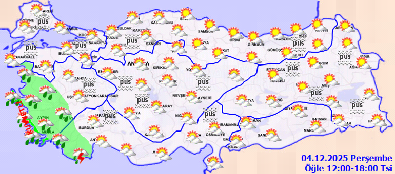 Son dakika günün il il hava durumu tahminleri 4 Aralık 2025 | Meteorolojiden çok sayıda ile sağanak yağış uyarısı Bugün hava nasıl olacak, İstanbulda yağmur var mı