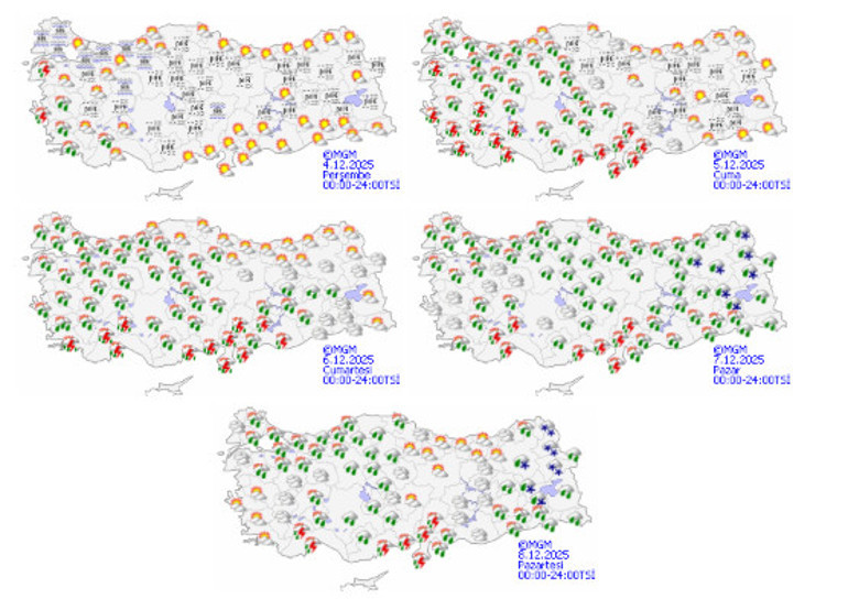 Bu gece başlıyor: Gök gürültülü kuvvetli sağanak geliyor | Meteorolojiden sağanak, buzlanma ve don uyarısı: 43 ilde yağış bekleniyor