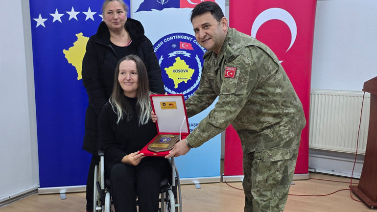 KFOR bünyesindeki Türk Temsil Heyetinden anlamlı etkinlik