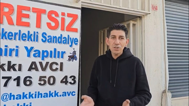 Engelli vatandaşlara ücretsiz hizmet veriyordu... Fedakar tamirciye ücretsiz dükkan tahsis edildi