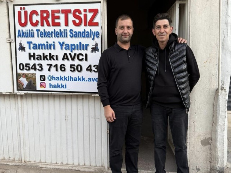 Engelli vatandaşlara ücretsiz hizmet veriyordu... Fedakar tamirciye ücretsiz dükkan tahsis edildi