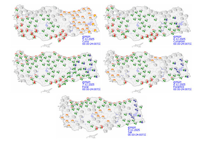  Su baskını, yıldırım, dolu uyarısı | İşte sağanak yağış beklenen 65 il
