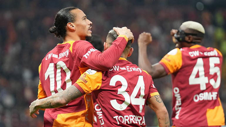 Galatasaray-Samsunspor maçına Leroy Sane & Osimhen damgası Seyrantepede bir ilki yaşadı