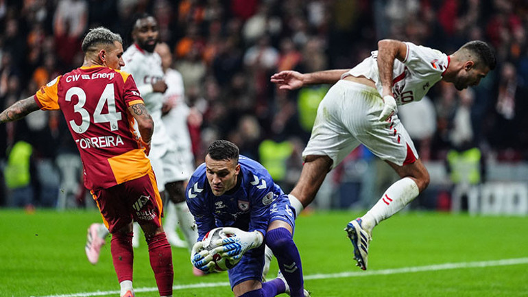 Maçın önemli anlarından biri