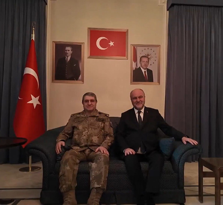 Genelkurmay Başkanı Bayraktaroğlu, Suriye Cumhurbaşkanı Şara tarafından kabul edildi