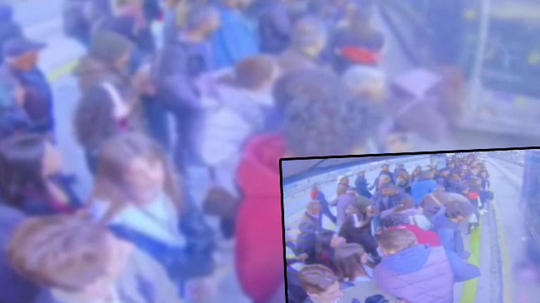 Durakta bayılan 14 yaşındaki çocuk metrobüsün altında kaldı O anlar kamerada