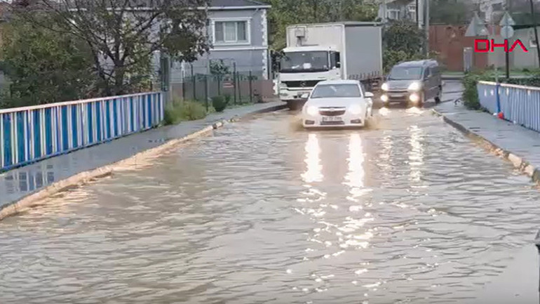 Arnavutköy'de su baskını