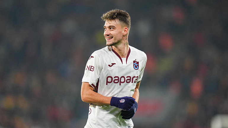 Trabzonsporda son haftaların golcüsü Muçi