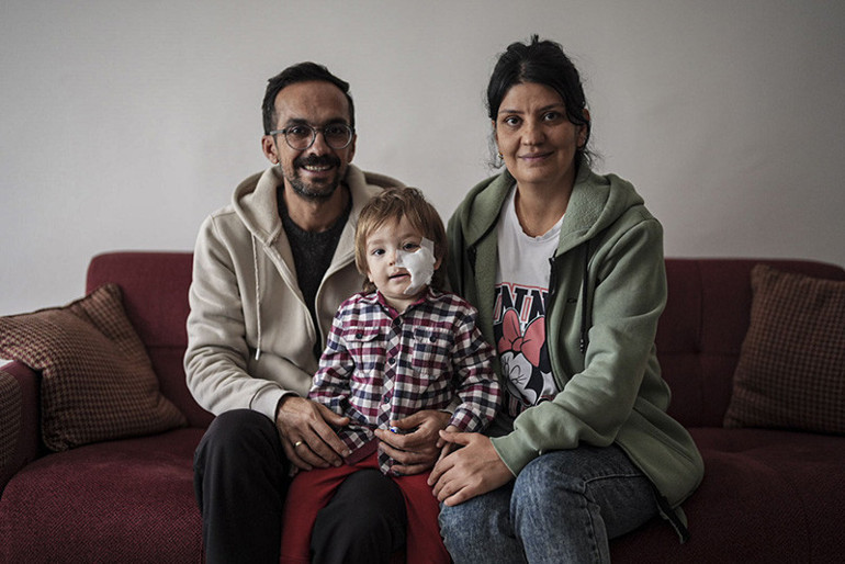 Ankarada iki kardeş pitbull saldırısına uğramıştı 1.5 yaşındaki Efe de taburcu oldu