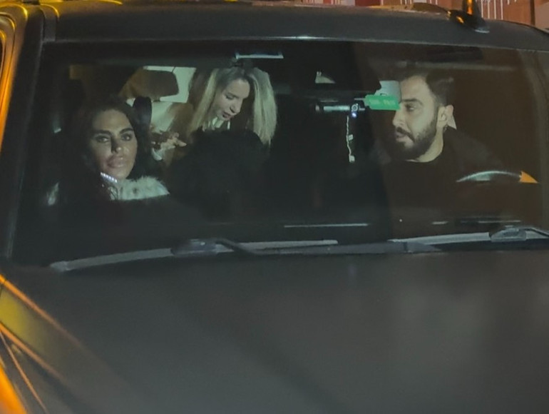 Süreyya Yalçın ABD plakalı aracıyla İstanbulda