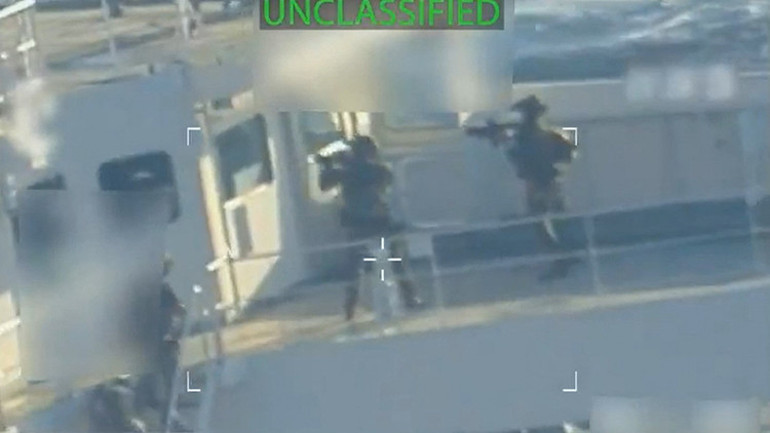  Venezuela gemisine çıkarma harekatı Washington, o anları paylaştı