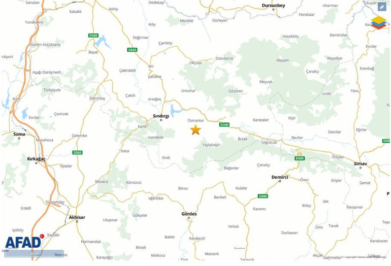 Son dakika: Balıkesirde 4.9 büyüklüğünde deprem