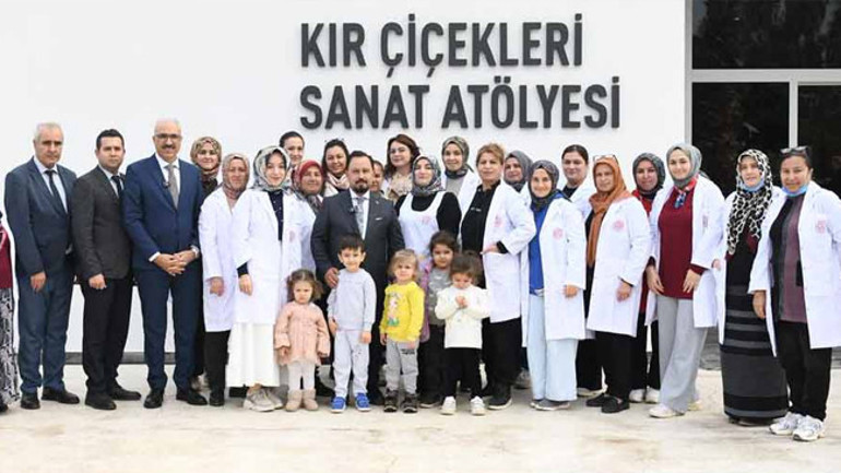 Sıfır atık projesi kapsamında atıktan sanata