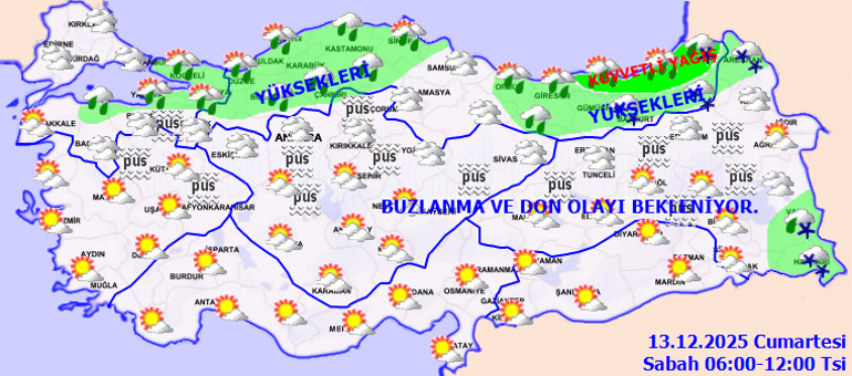 SON DAKİKA SAĞANAK YAĞIŞ UYARISI | Bugün (13 Aralık) hava nasıl olacak, hafta sonu İstanbula yağmur yağacak mı Meteoroloji hava durumu tahminlerini il il yayınladı