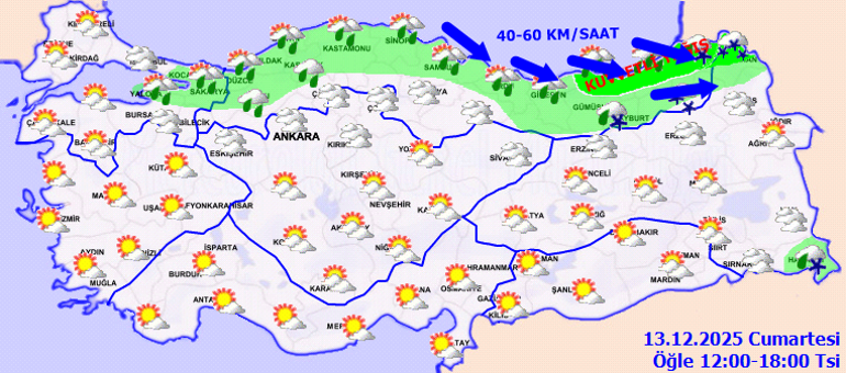 SON DAKİKA SAĞANAK YAĞIŞ UYARISI | Bugün (13 Aralık) hava nasıl olacak, hafta sonu İstanbula yağmur yağacak mı Meteoroloji hava durumu tahminlerini il il yayınladı