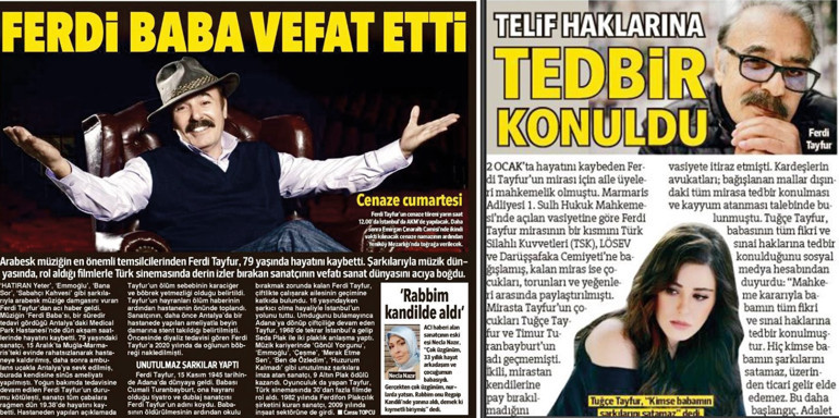 Yılın acı kayıpları