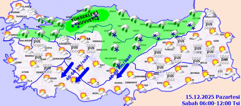Kar, yağmur, fırtına... Meteorolojiden uyarı üstüne uyarı