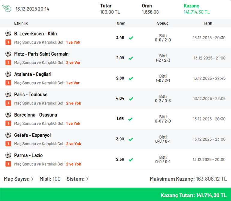 Kazandıran kupon görseli