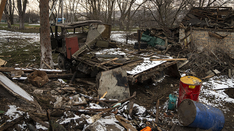 Rusyadan Ukraynaya İHA saldırısı: Yerleşim alanlarında ağır hasar oluştu