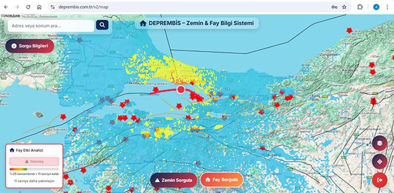 Marmara Denizi kıyısındaki 2 bölgeyi işaret etti ve açıkladı